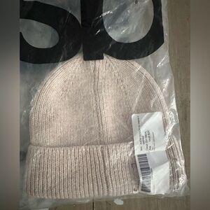 ASOS Oatmeal Ribbed Beanie